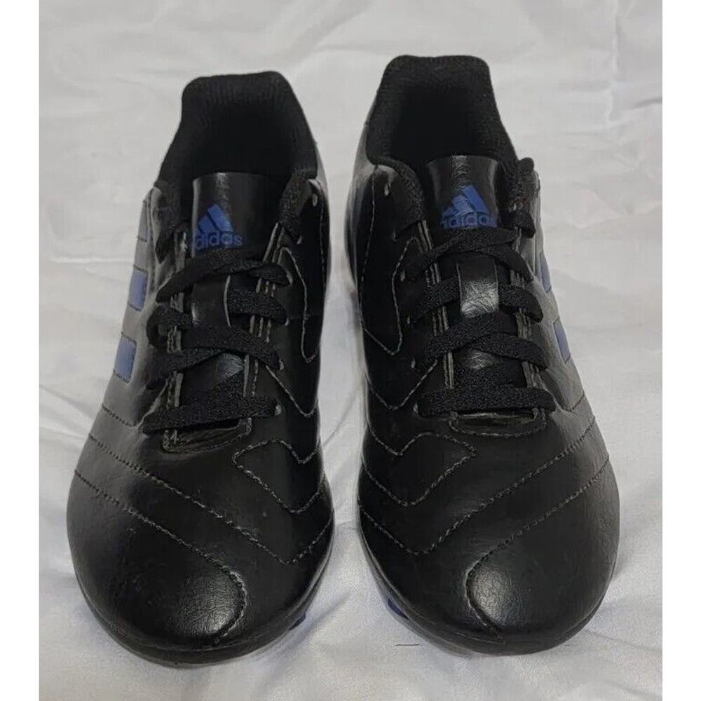 Adidas Goletto‎ VII FG Junior Soccer Cleats FV2894 - Black, Royal Sz 2.5